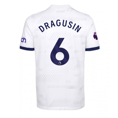 Tottenham Hotspur Radu Dragusin #6 Domaci Dres 2023-24 Kratak Rukav